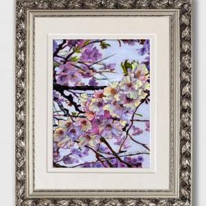 Giclee Canvas Print 8x10 - The Cherry Branch -..