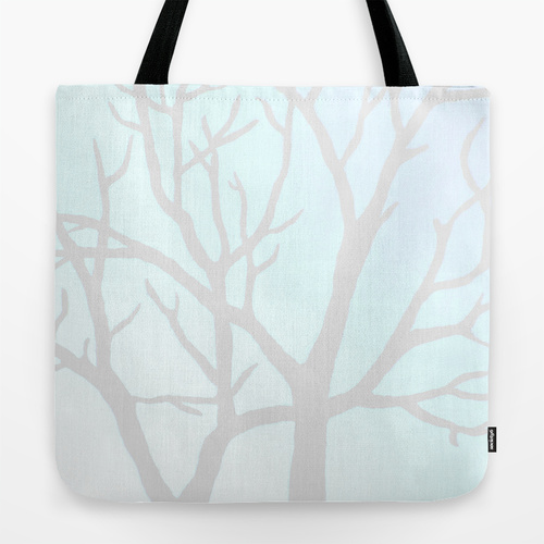 Tote Bag 18" X 18" - Winter Tree